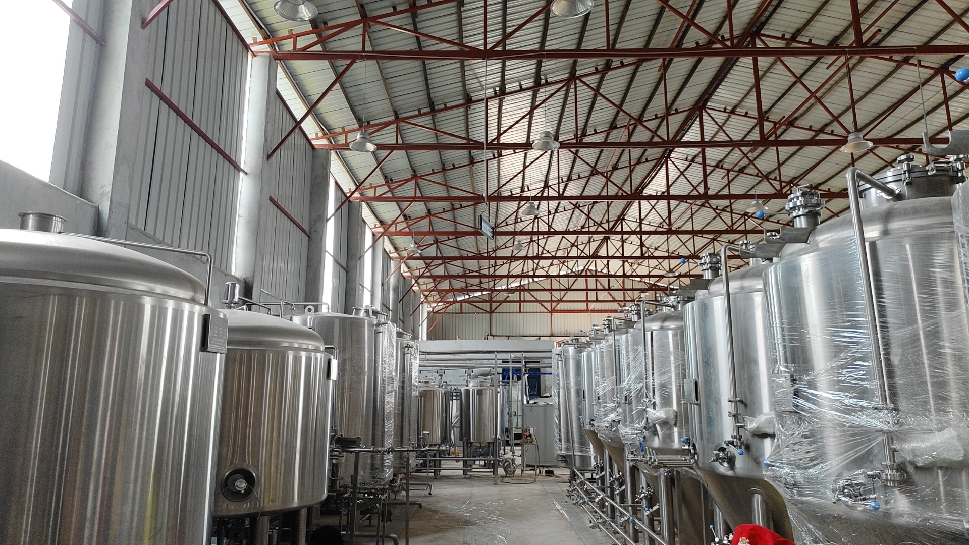 Stainless fermentation tanks — precision temperature control for every batch