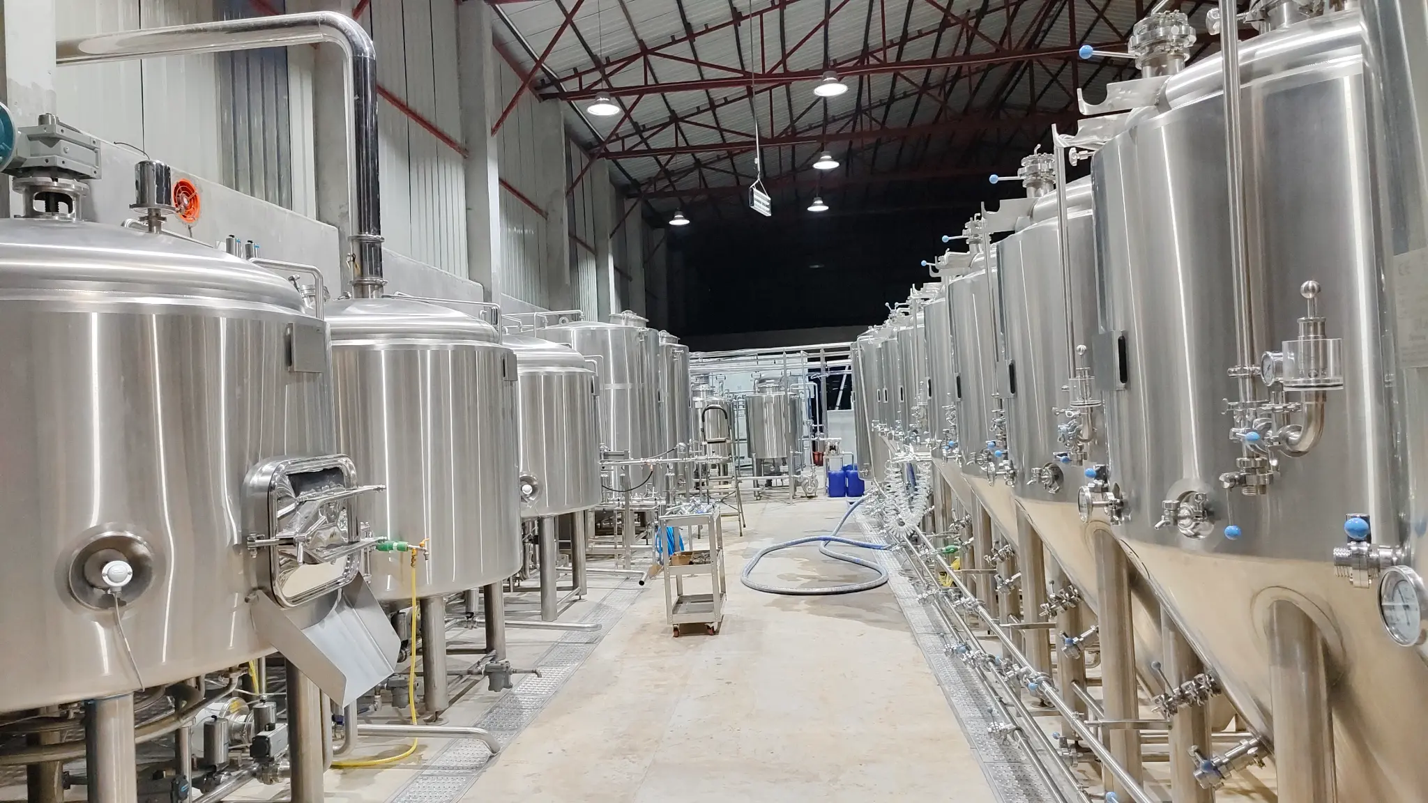 Full-scale brewing corridor — capacity to serve all of Sierra Leone